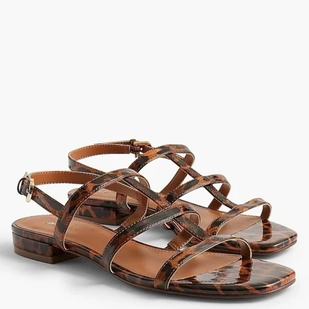 J. Crew Caged Ankle Strap Sandals